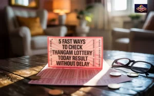 thangam lottery today result