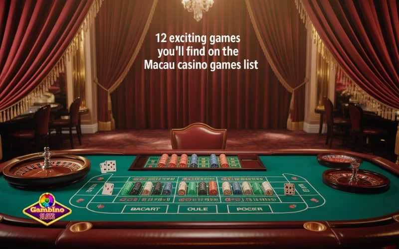 macau casino games list